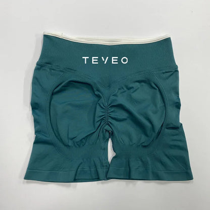 Women's Scrunch Sports Shorts & Yoga Bra Set