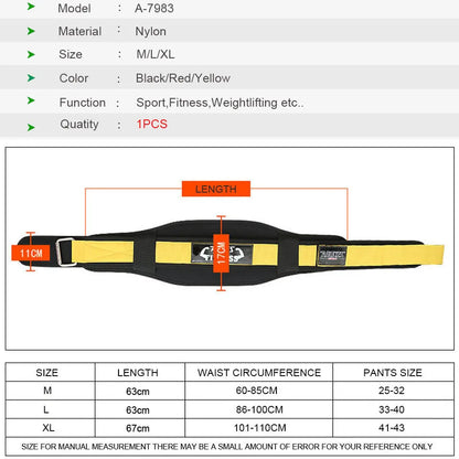 Fitness Weight Lifting Belt